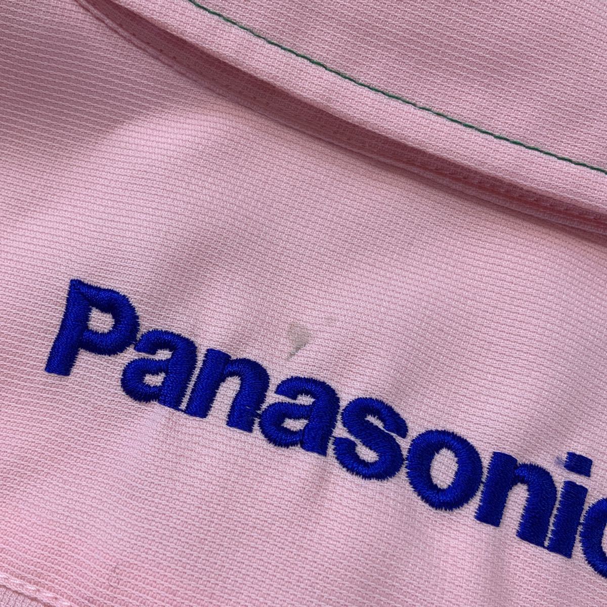 激レア 入手困難 非売品 Panasonic パナソニック 長袖 ボタンダウンシャツ メンズ Lサイズ ピンク_画像7