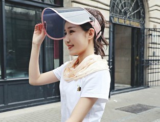  lady's ear .. type neck guard face cover deco rute cover sunshade stole mask replacement ultra-violet rays except . white ⑦