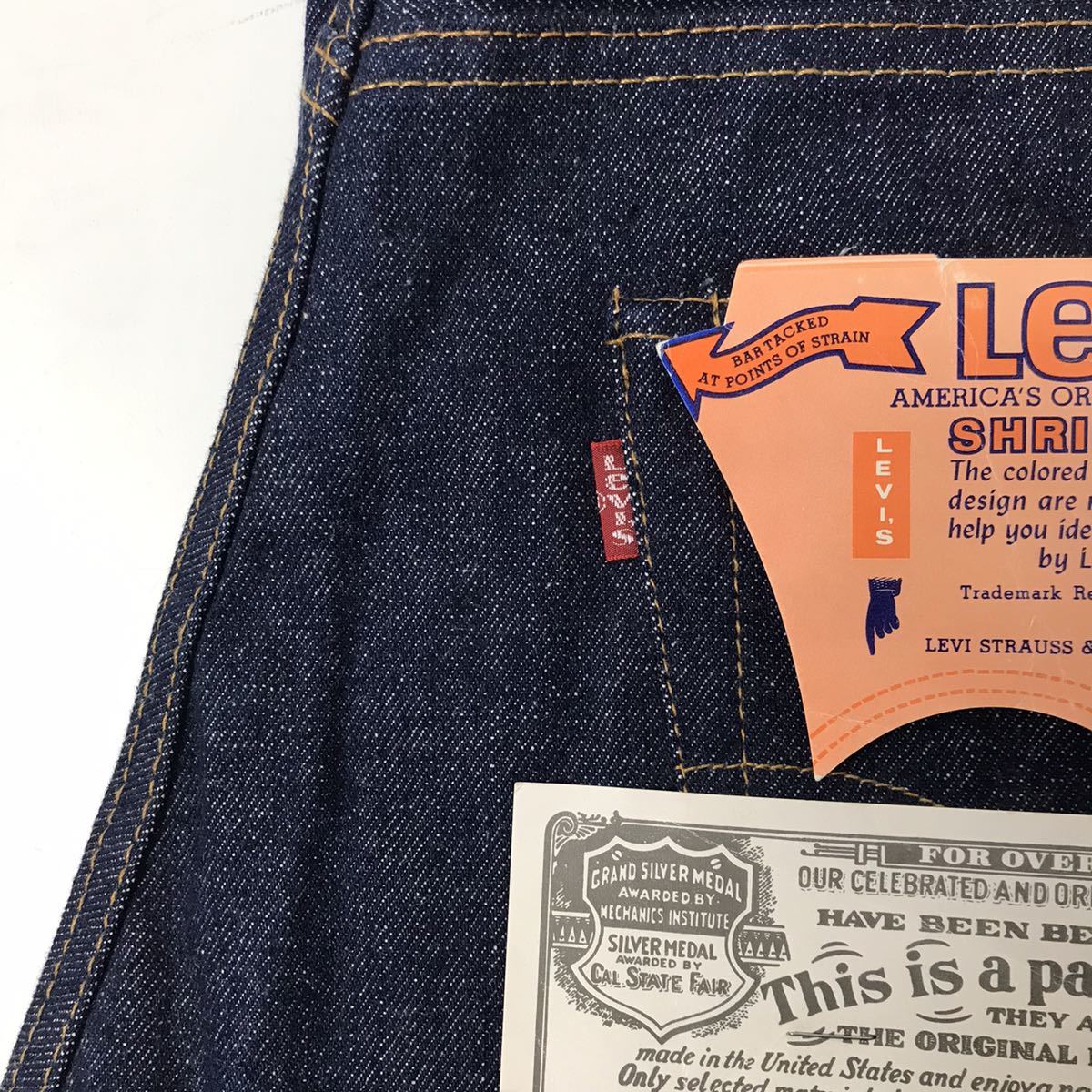 代引き人気 リーバイス Levis ビンテージ 60s70s 501 フラッシャー付き