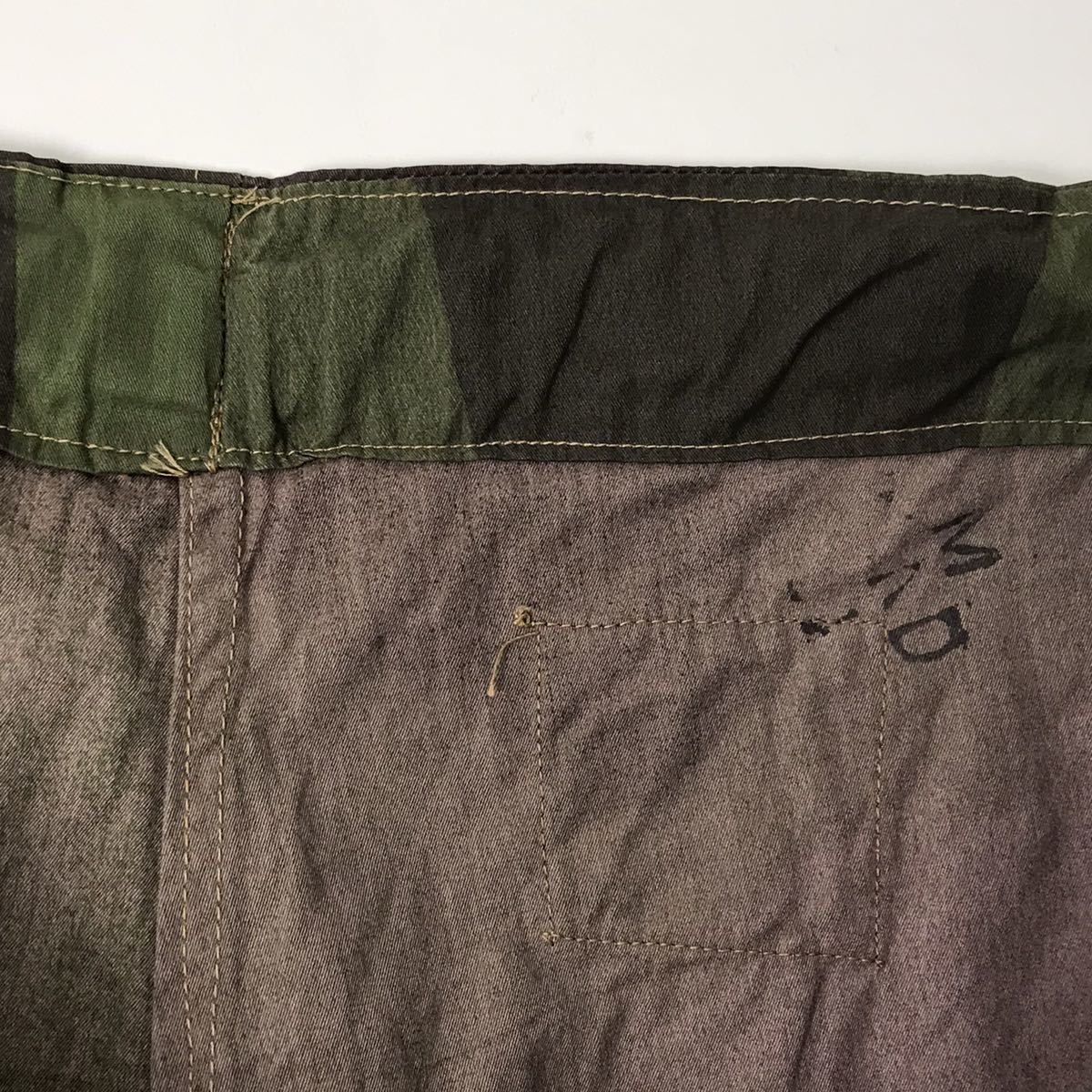 40s Vintage military England army SAS brush duck over pants dead -stroke 