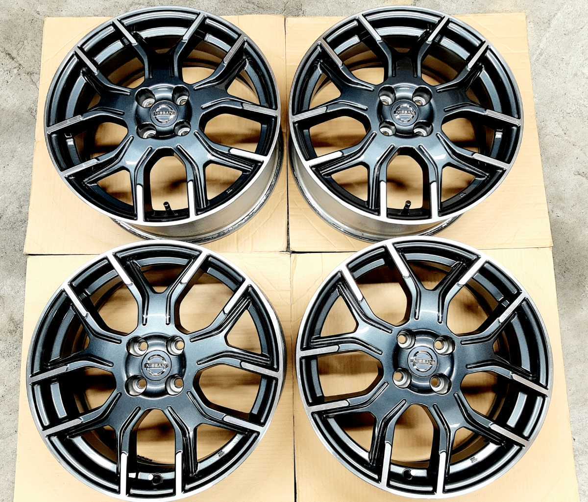 極上品】日産 ノート ニスモS 純正 17インチホイール 4本セット 7.0J