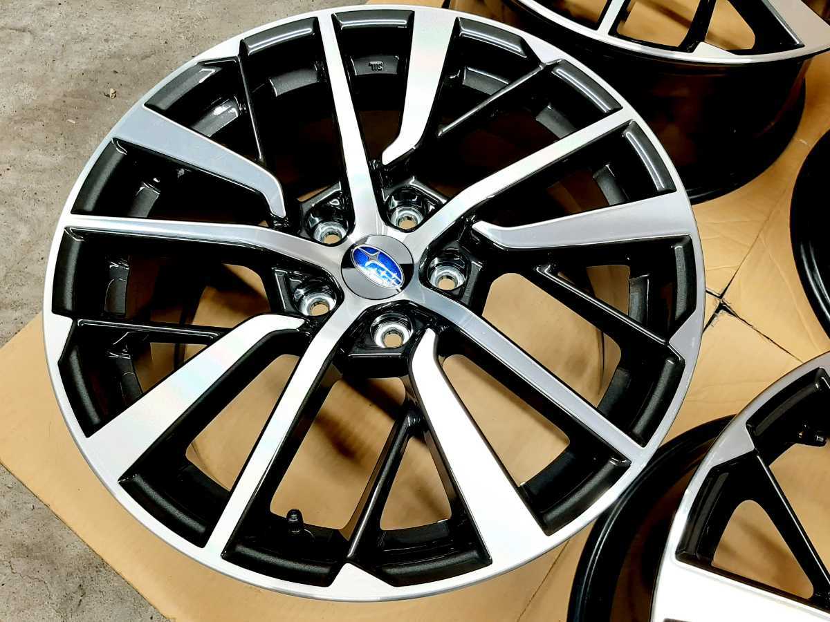 新車外し】新型 スバル WRX S4 STIスポーツ R 純正 18インチ 8.5J