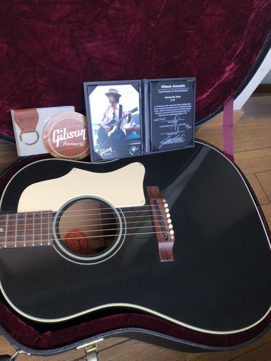 Gibson Kazuyoshi Saito J-45 200本限定 2013年製(ギブソン)｜売買されたオークション情報、yahooの商品情報をアーカイブ公開  - オークファン（aucfan.com）
