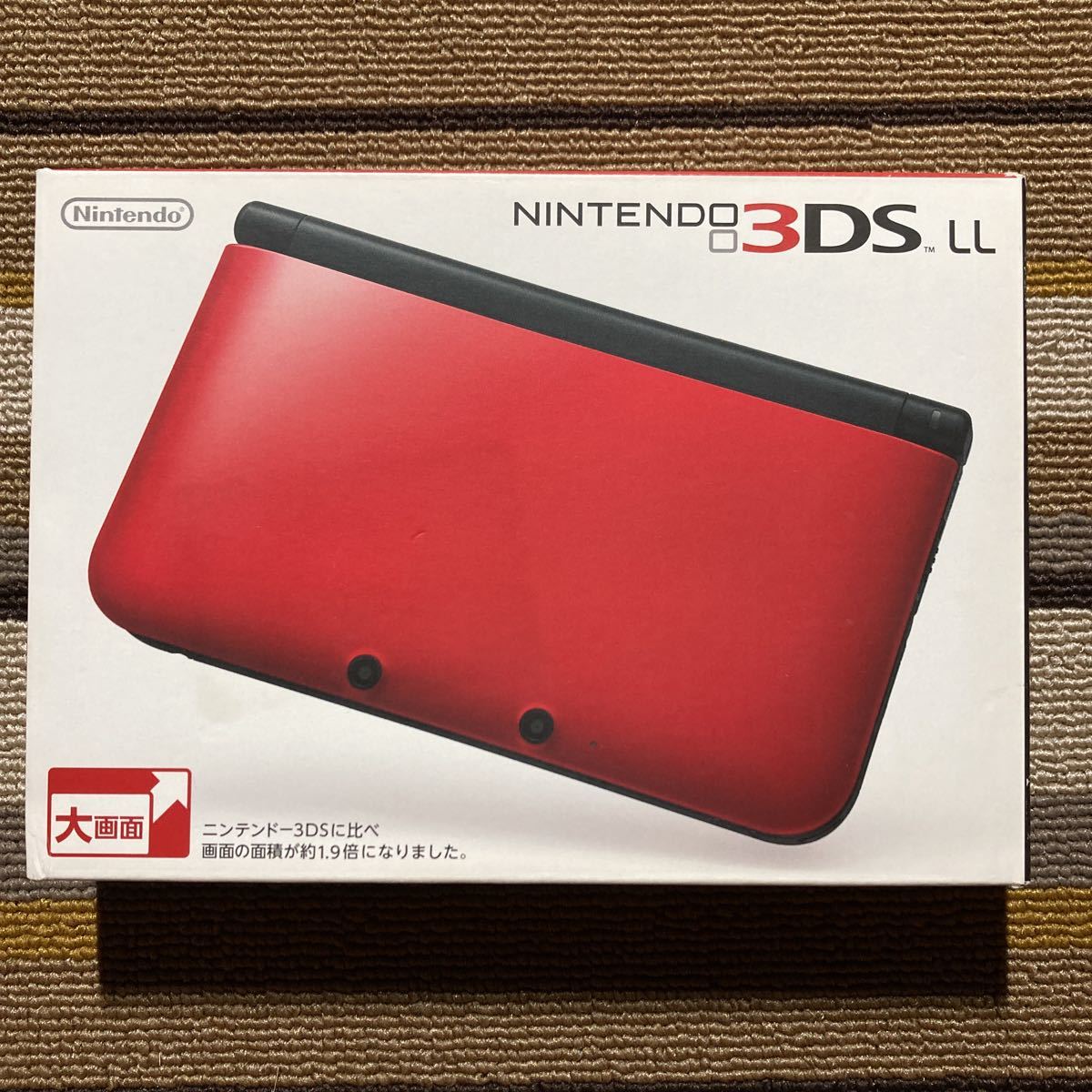 3DS ニンテンドー3DS LL 本体 レッド × ブラック SJH110245377