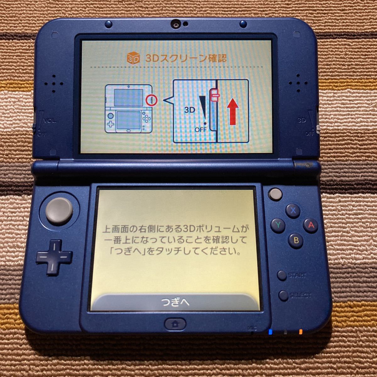 3DS Newニンテンドー3DS LL 本体 メタリックブルー 付属品完備
