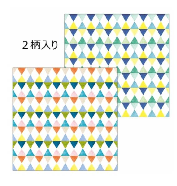 [ быстрое решение ]* оригами / оригами * зеленый / акварель / diamond рисунок / 15cm угол / 34437-006