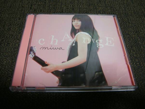 初回限定盤!カラートレイ仕様!DVD付!miwa『chAngE』ビデオクリップ収録!_画像1