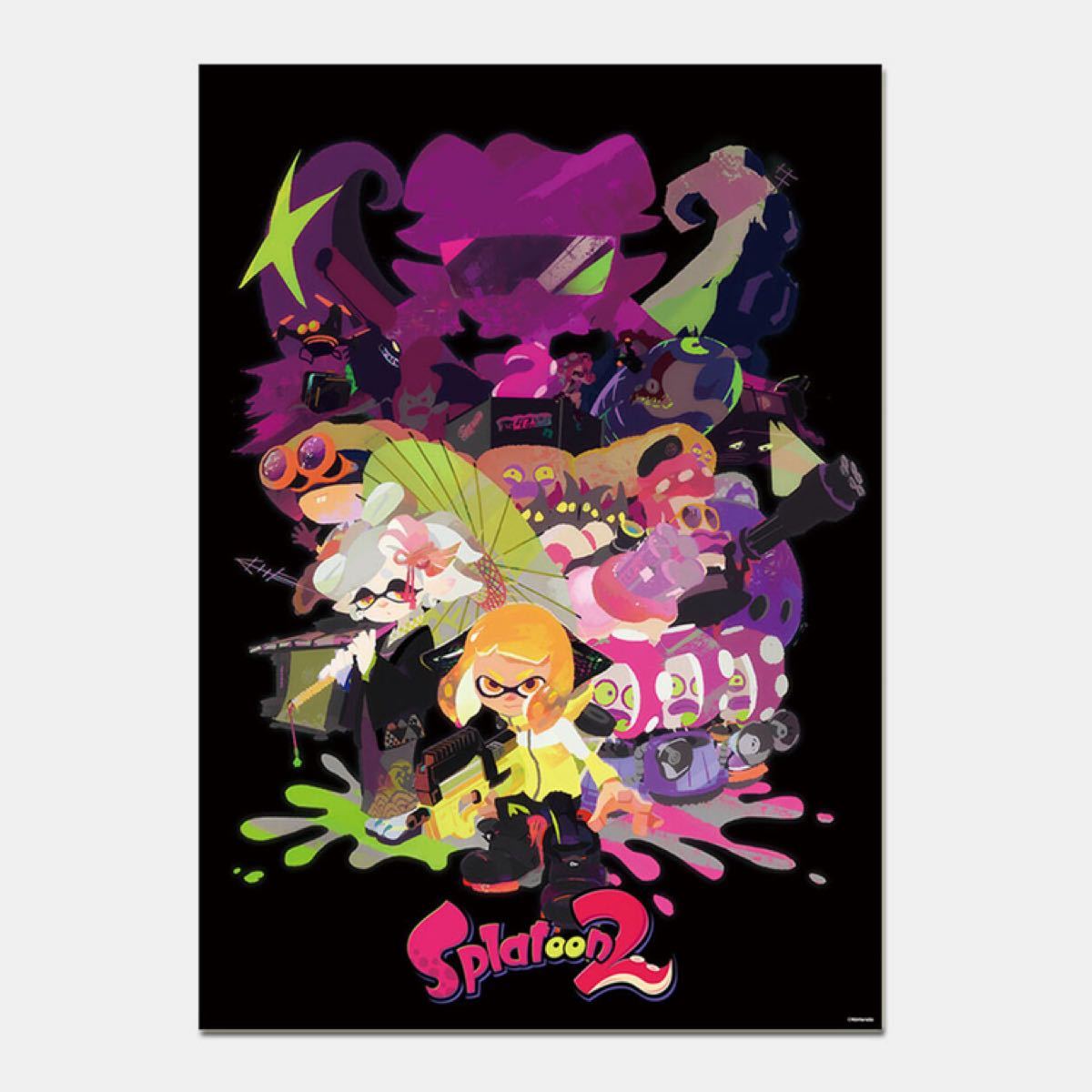 【非売品】スプラトゥーン2 任天堂 ニンテンドー ロング サイズ ポスター マイニンテンドーストア スプラトゥーン ポスター 非売品|Yahoo