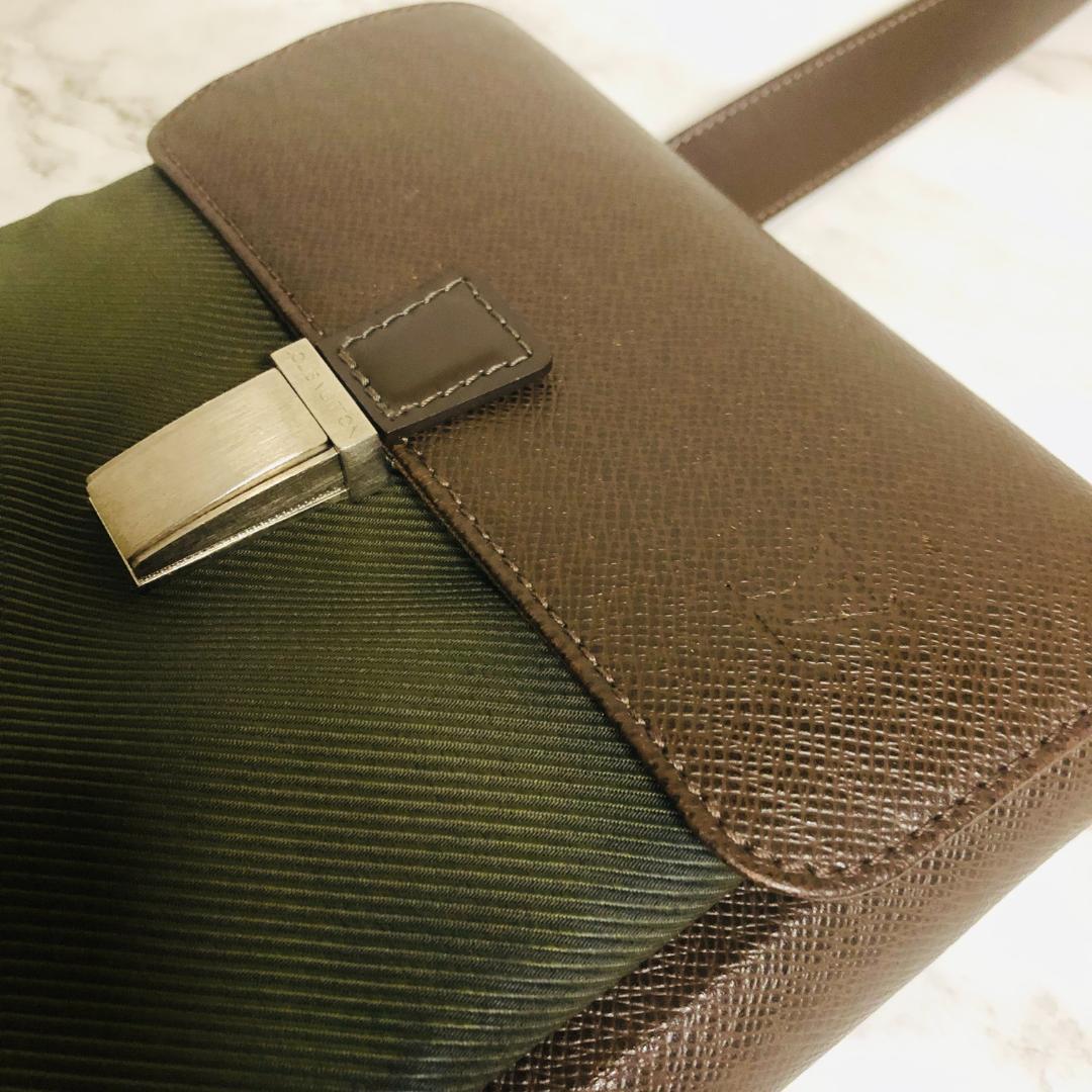 1円～【美品】ルイヴィトン　Louis Vuitton　タイガ　サラトヴPM　M30892　ショルダーバッグ　斜め掛け　22e28_画像9