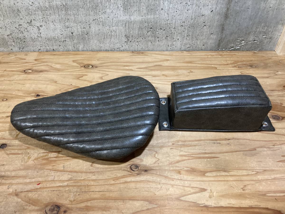 ソロシート ピリオンパッド VTG BK 新品 トライアンフ 883 タック