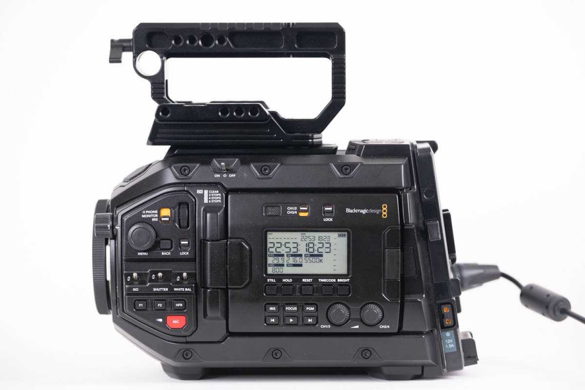 【送料無料】Blackmagic URSA Mini Pro 4.6K【G1】キヤノンEFマウント 各種スモールリグ SmallRig 付き_画像4