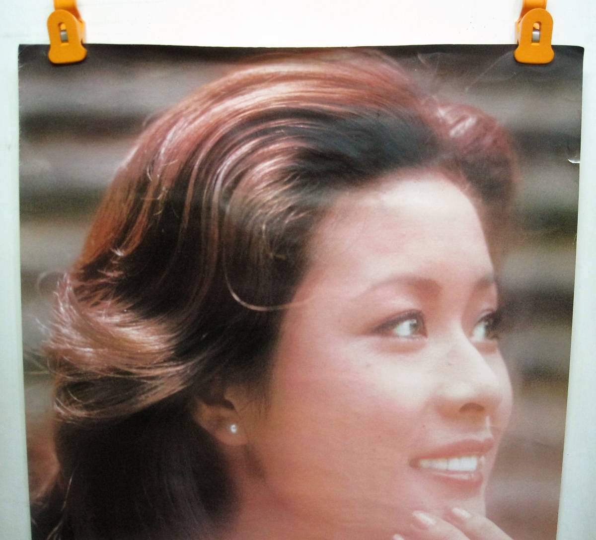 小柳ルミ子ポスター/大判/♪♪/レア/当時物/（約72㎝×102㎝）（画像参考）/USED品_画像2