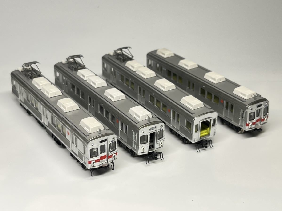 加工品】鉄コレ 東急7200系 目蒲線 7201F 鉄道コレクション 豊橋 加工品】鉄コレ 東急7200系 目蒲線 7201F 鉄道コレクション 豊橋