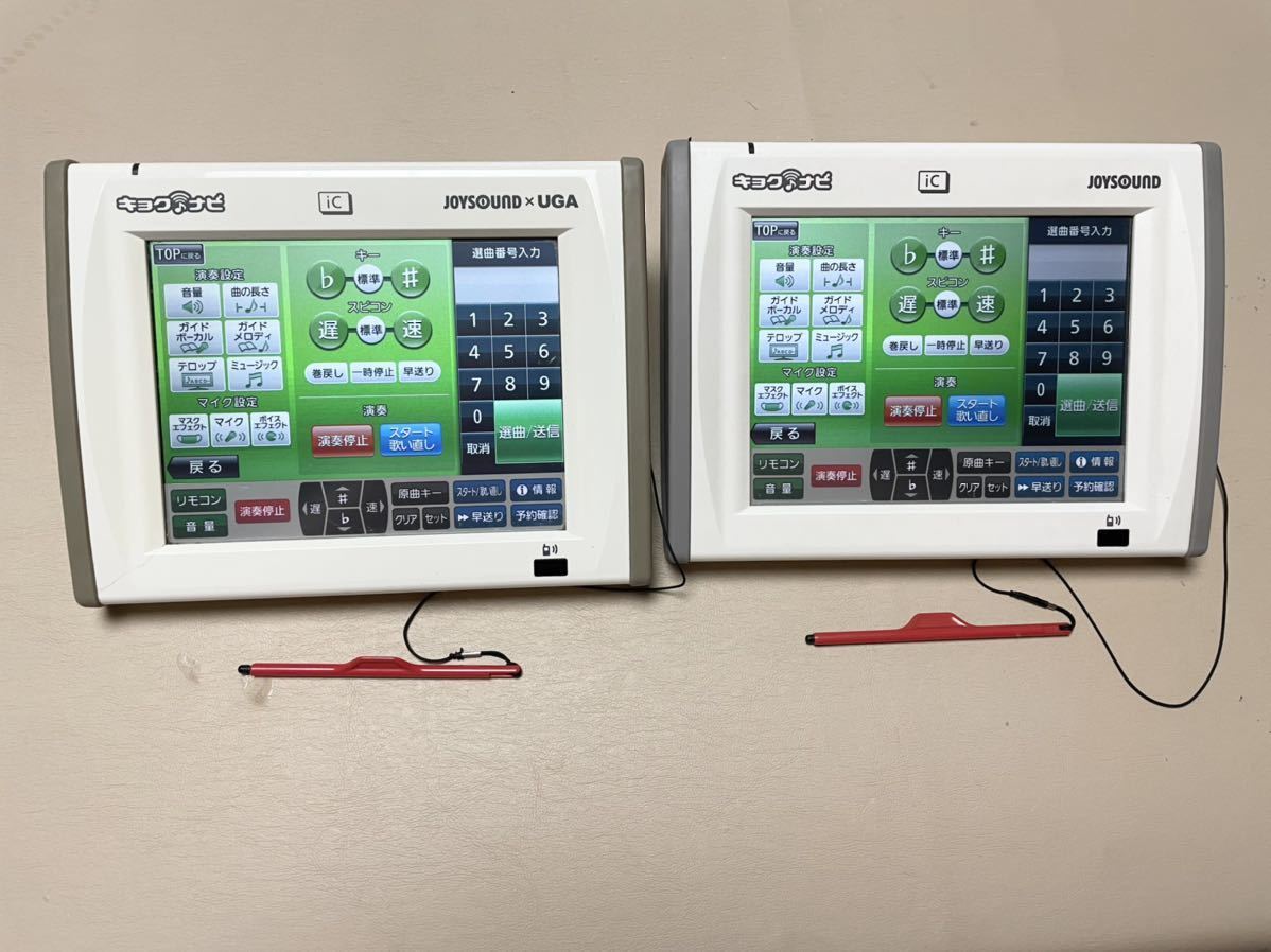 JOYSOUND JR300(2個) キョクナビ ジョイサウンド 動作確認済 JOYSOUND JR300(2個) キョクナビ ジョイサウンド 動作確認済