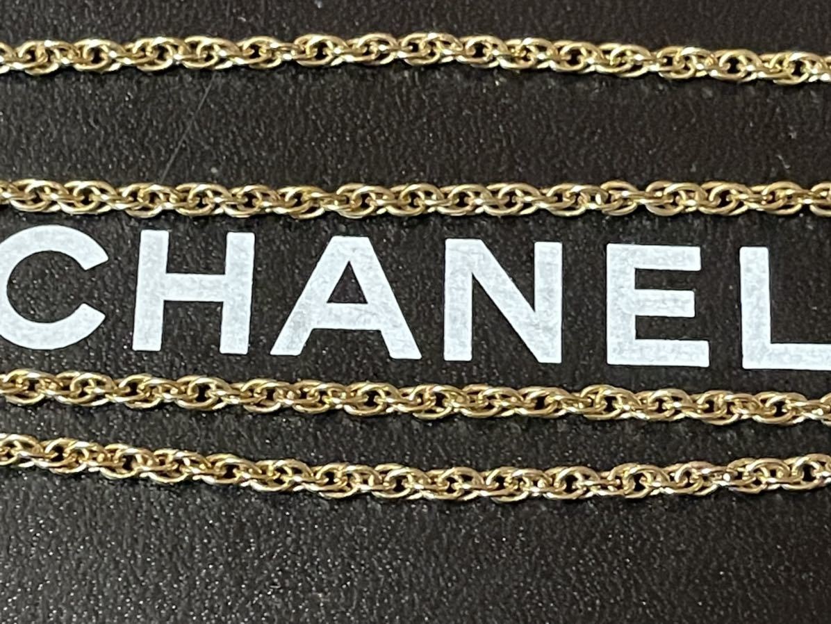 1000円スタート 正規品 希少 超美品 豪華 シャネル CHANEL 大振り ココマーク ラインストーン ロングネックレス ヴィンテージ パソコン 【超希少品】CHANEL ココシリーズロングネックレス ネックレス