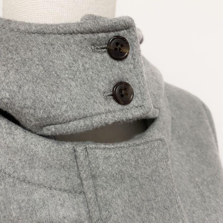 ショップ 【定価4.6万】IENA イエナ 二重織 シャルム加工 フード ショップ 【定価4.6万】IENA イエナ 二重織 シャルム加工 フード