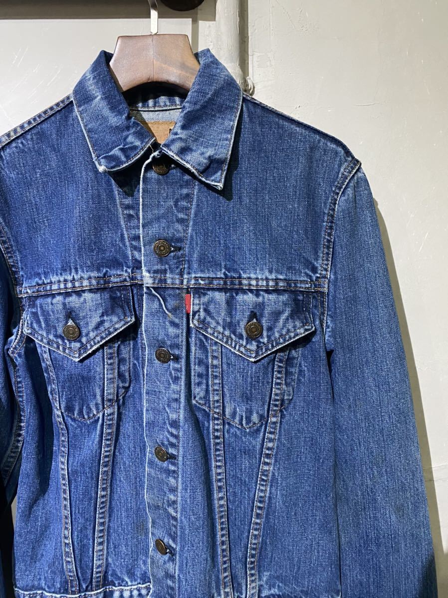 【即決】70s Levi's 70505 4th リーバイス デニム ジャケット サークルR ケアタグ付き インディゴブルー usa アメリカ製 古着 ヴィンテージ_画像1