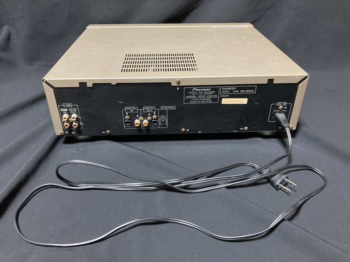 Pioneer パイオニア PDR-WD70 3枚CDチェンジャー CDレコーダー 3連奏