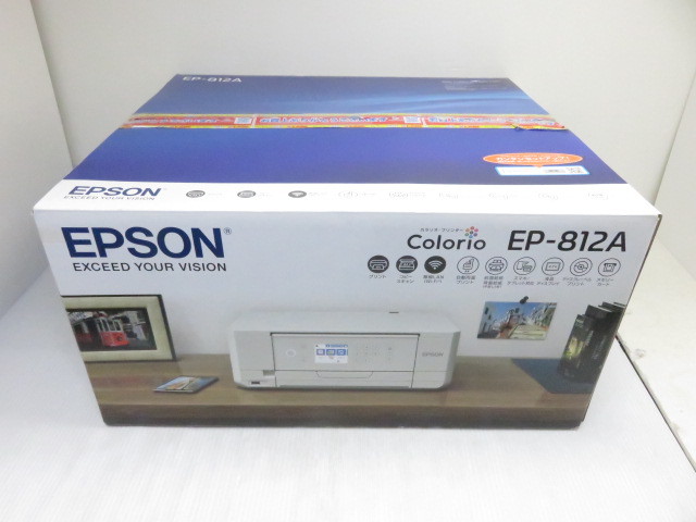 未使用品】 EPSON エプソン カラリオ プリンター EP-812A 2019年製