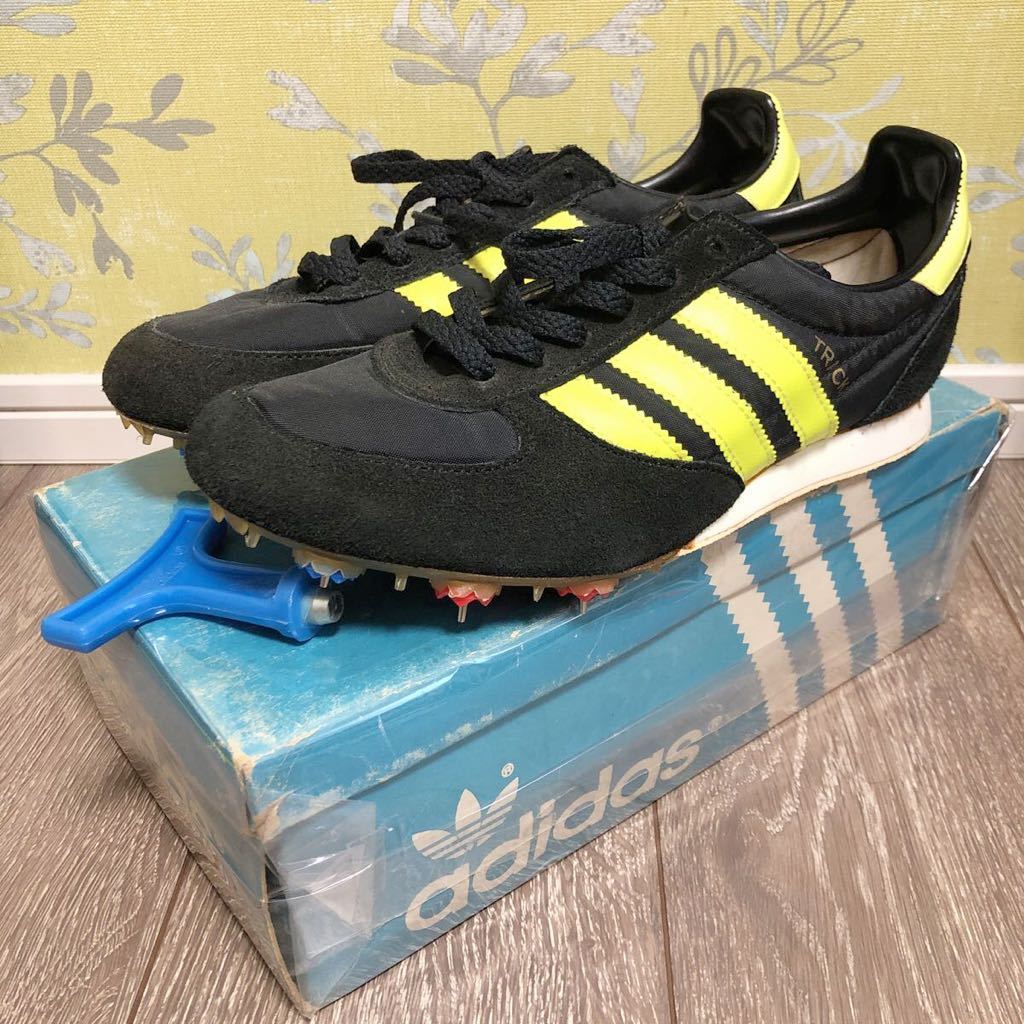 激レア デッドストック】70's〜80's adidas スパイクシューズ 激レア デッドストック】70's〜80's adidas スパイクシューズ
