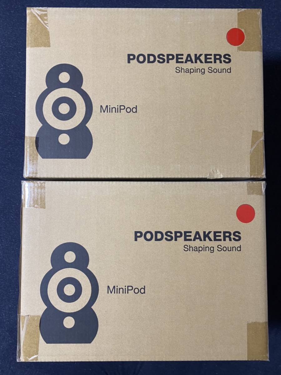 MiniPod mk4 スピーカー redペア Podspeakers Scandyna レッド MiniPod mk4 スピーカー redペア Podspeakers Scandyna レッド