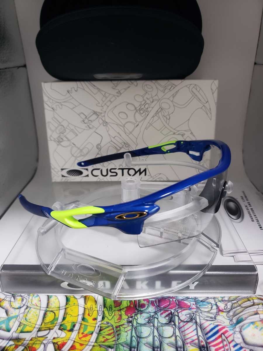 があれば ヤフオク! - OAKLEY オークリー レーダーロックカスタム ゴー... イエローで