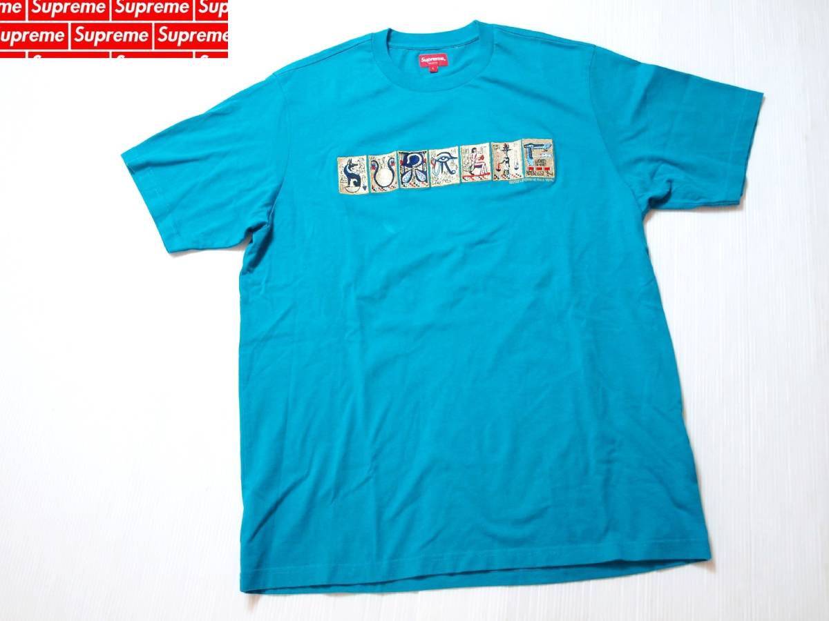 Supreme シュプリーム Ancient S/S Top Teal Size L 2020FW エン