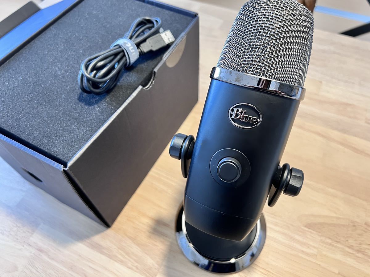 Blue yeti x コンデンサーマイク マウントショック付き - 楽器、器材