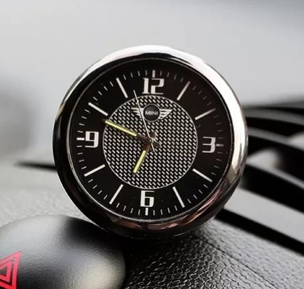 BMW MINI ミニクーパー 車載用時計 デザインウォッチ ミニロゴ 交換電池