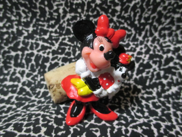 * ultra rare! pretty! Disney Minnie Mouse mascot doll minnie kchu-ru miniature rice .. new goods beautiful goods 