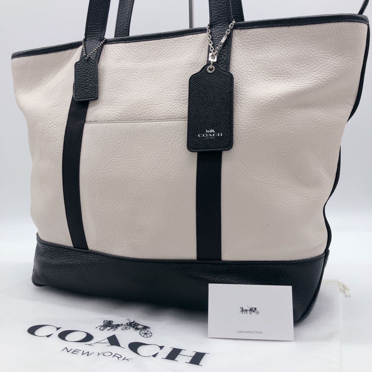 1円【極美品】COACH コーチ ハドソン トートバッグ ハンドバッグ
