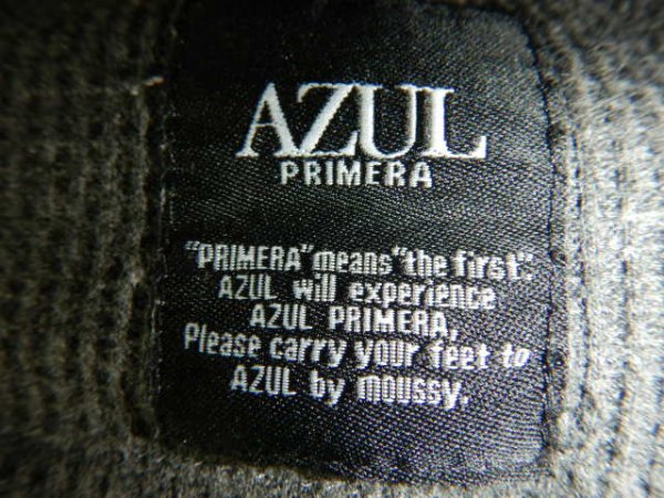 n7426　AZUL　アズール　大きめ　ビッグ　レディース　半袖　サーマル　tシャツ　刺繍　デザイン　人気　送料格安_画像4