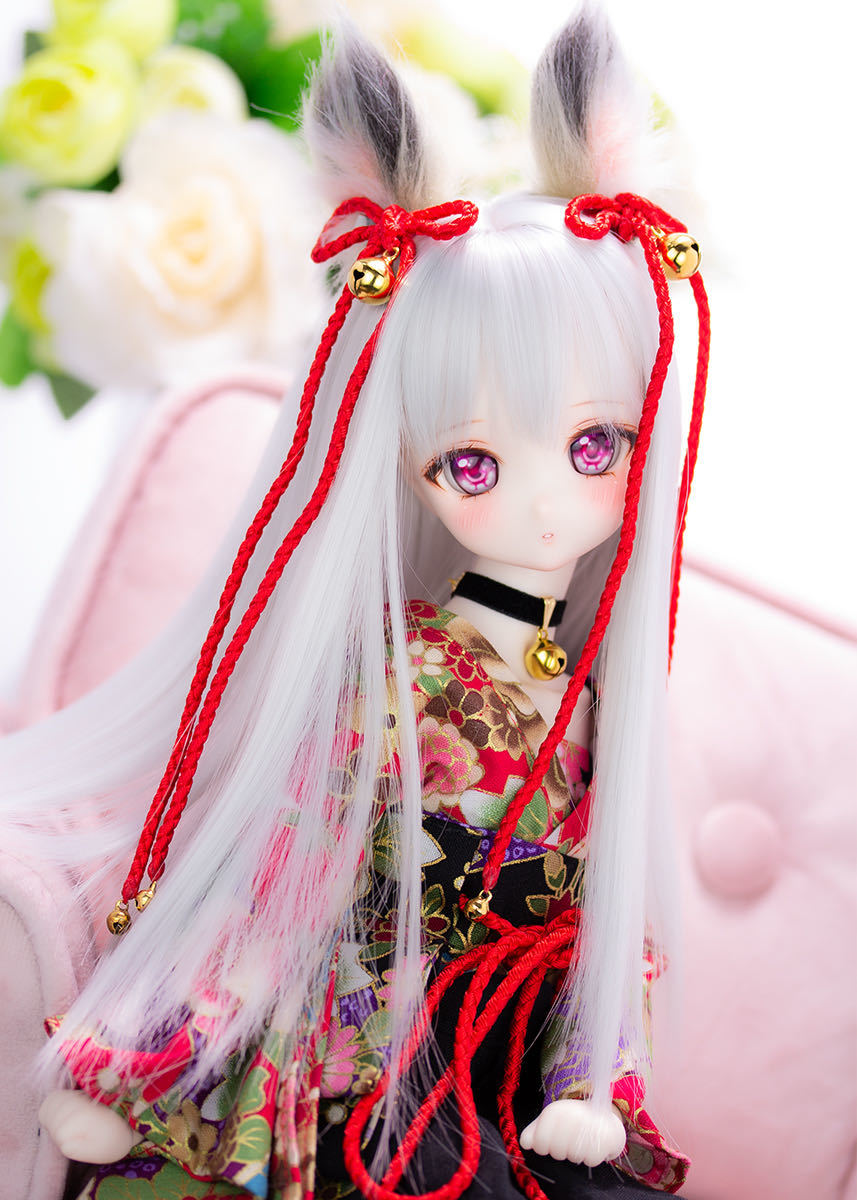 Guppe DDH-27 セミホワイト肌 カスタムヘッド+アイ+チョーカー+