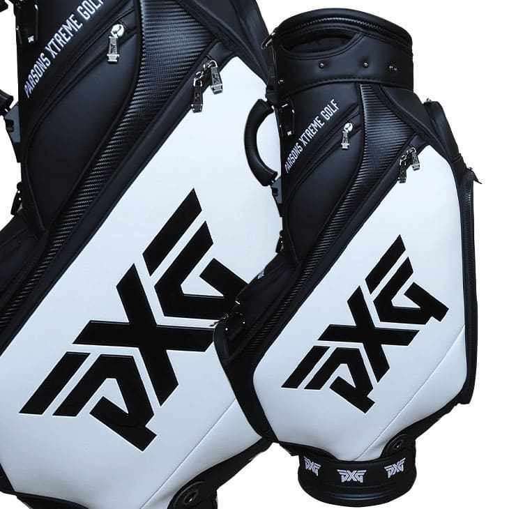PXG/9.5_TOUR_BAG/カートキャディバッグ/ブラック×ホワイト/口枠 PXG/9.5_TOUR_BAG/カートキャディバッグ/ブラック×ホワイト/口枠