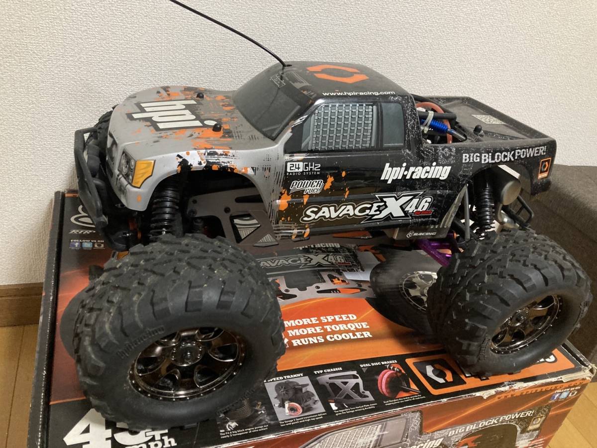 希少hpiサベージX4.6エンジンカー Yahoo!オークション - HPI サベージX4.6 エンジンラジコン