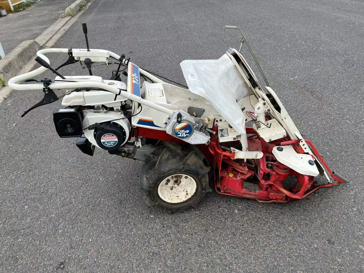 エンジン良好 YANMAR ヤンマー 2条刈 バインダー YB65 農機具 エンジン良好 YANMAR ヤンマー 2条刈 バインダー YB65 農機具