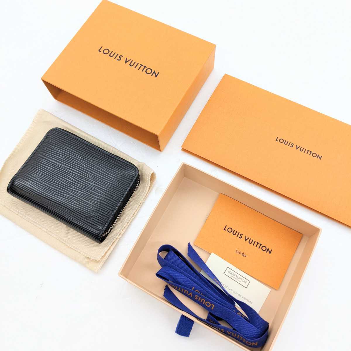 ∀ LOUIS VUITTON ルイヴィトン エピ ブラック M60152 ラウンドジップ