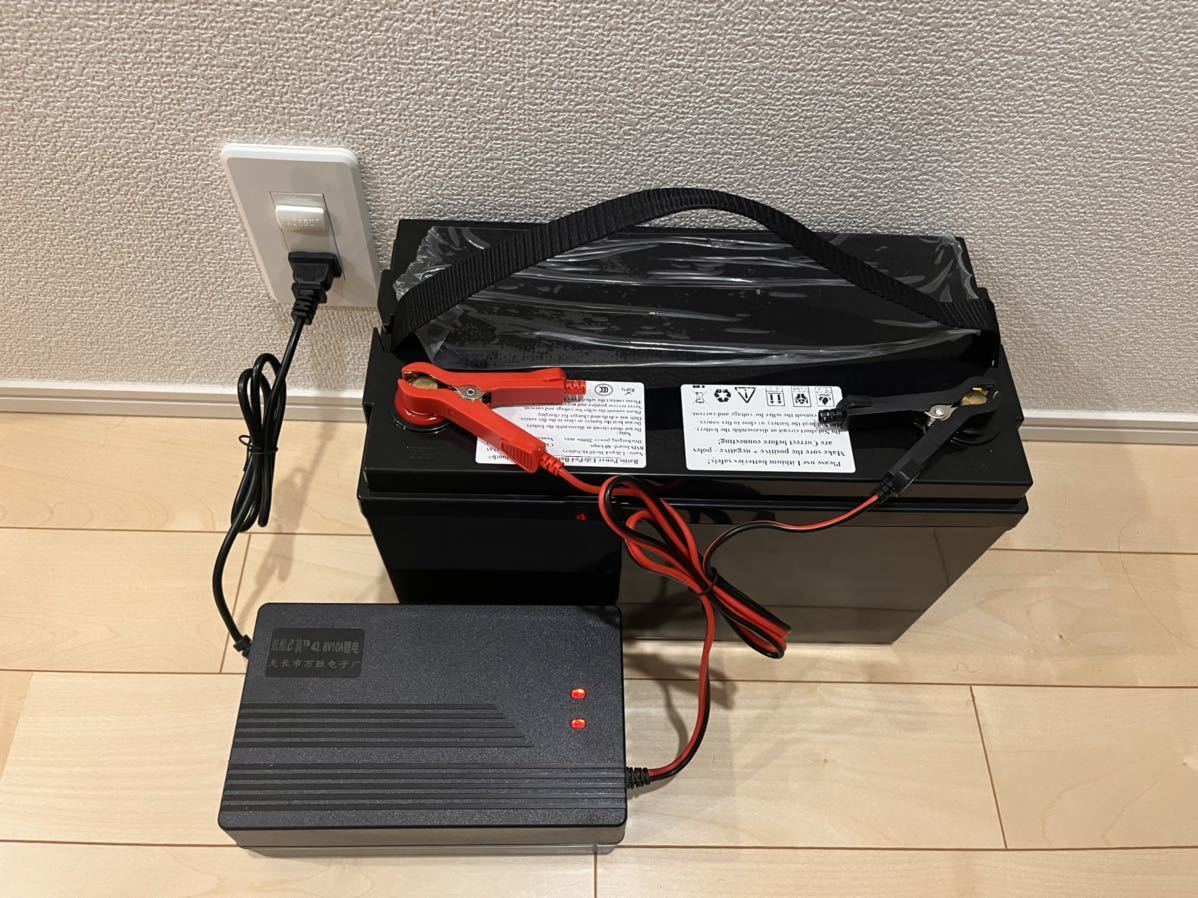 新品Lifepo4 リン酸鉄リチウムバッテリー 36v 60ah BMS ガーミン