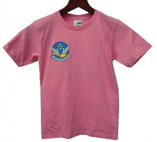 大特価　航空自衛隊　ブルーインパルス　子供用　半袖　Tシャツ　ピンク　110　お揃い　アウトドア　ミリタリー　JASDF　20190409-6-110_画像1