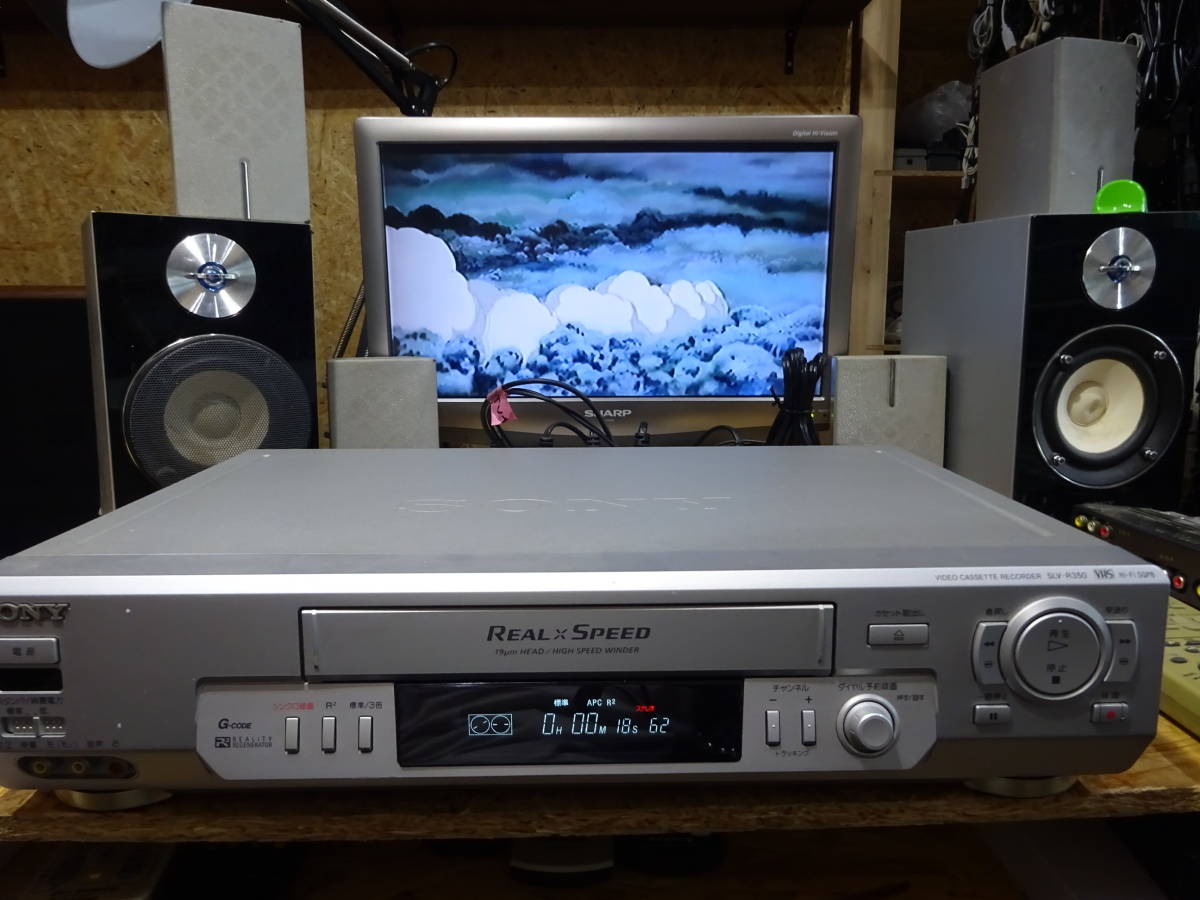 SONY SLV-R350 ビデオデッキ 動作良好 リモコン付き _画像8