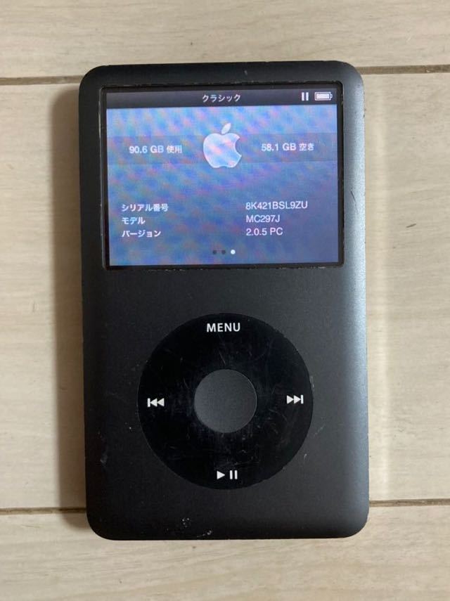 アップル iPod classic 160GB Late 2009 本体 初期化 アイポッド