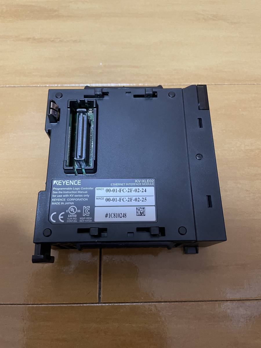 領収書可 KV-XLE02 KEYENCE ネットワーク ユニット PLC シーケンサ イーサネット ユニット キーエンス