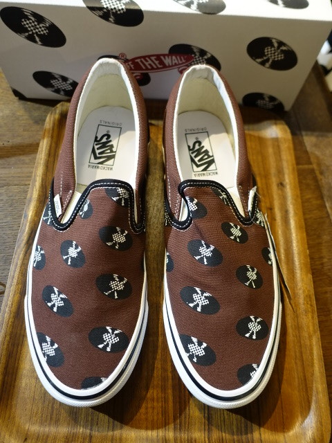ワコマリア VANS スリッポン シューズ 未使用 茶 サイズ28.5 www