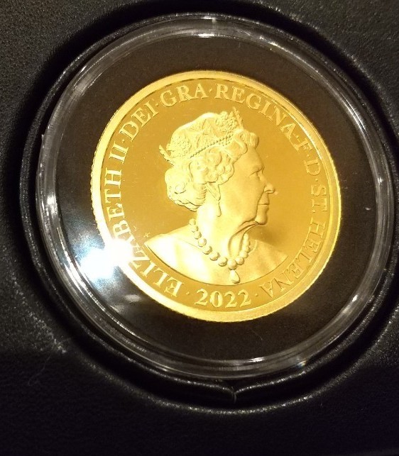 2022年 東インド会社 モハール金貨 1ポンド プルーフ金貨セントヘレナ ワンモハール ゴールド モダンコイン
