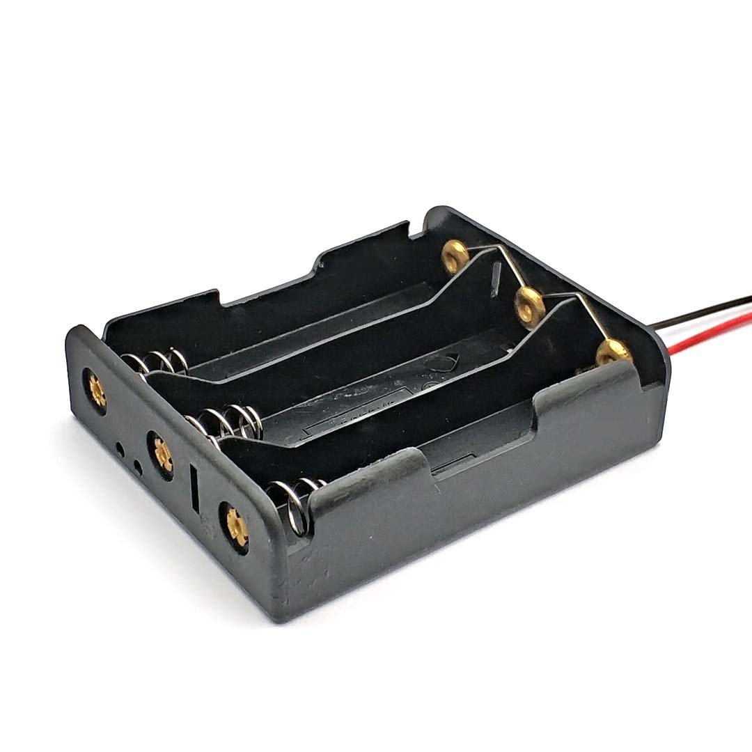 18650 充電池 3本用　並列接続　バッテリーケース リード線付　1個 即納可能_画像1