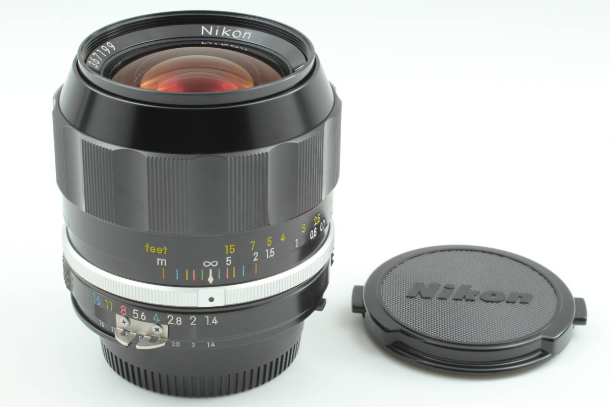 【美品】Rare Nikon Nikkor-N Auto 35mm f/1.4 Ai Converted Lens ニコン ニッコール 754@EY_画像9