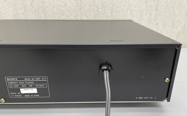 SONY CDプレーヤー CDP-311 CDプレーヤー | dkkaravan.com.tr