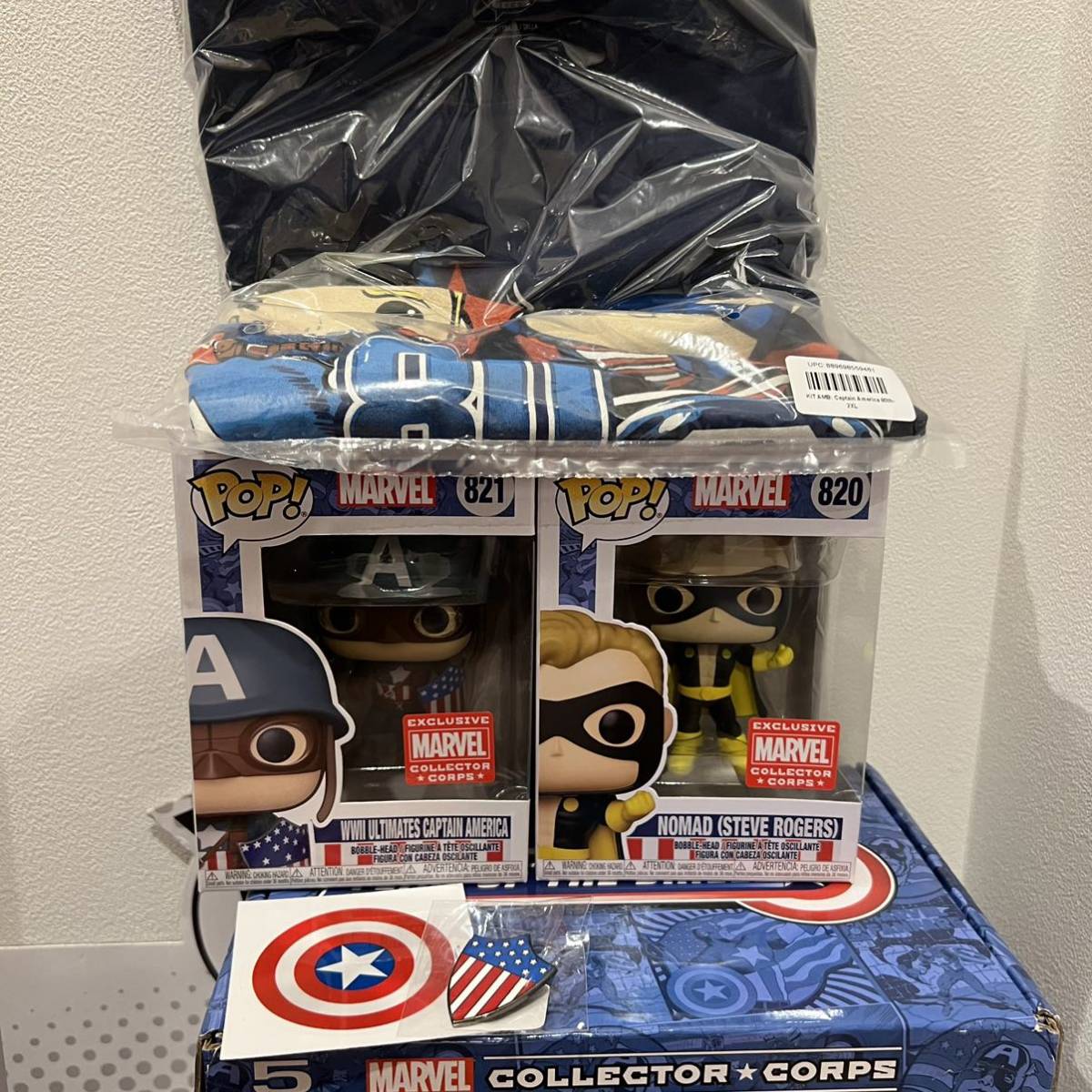 FUNKO POP! マーベル　イヤーオブザシールド　シリーズ　コレクターbox_画像1