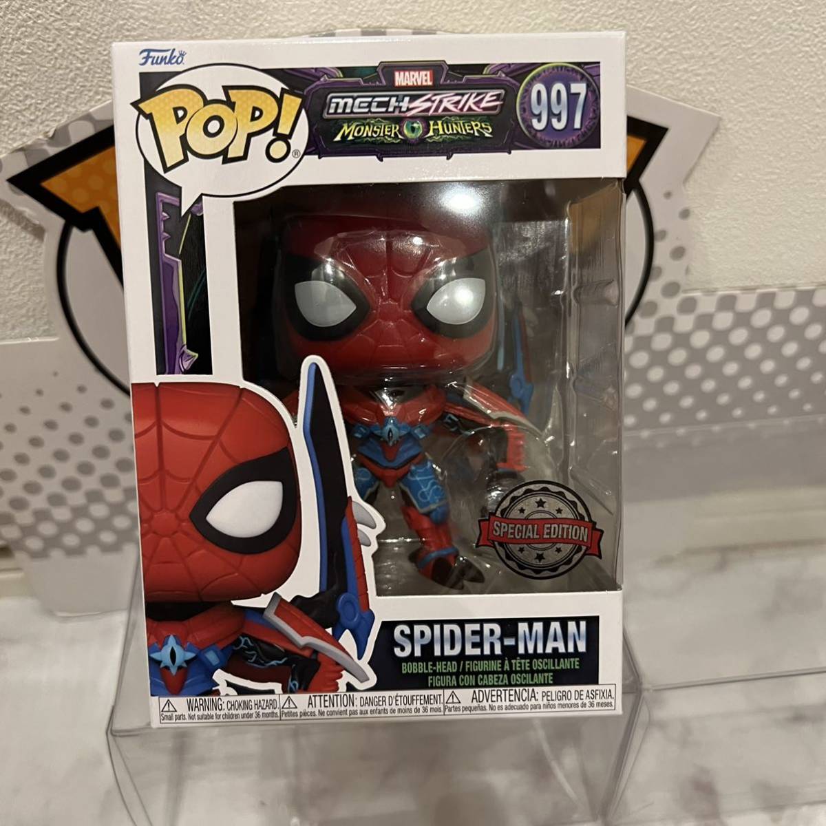 FUNKO POP! マーベル　メカスパイダーマン　限定版_画像1