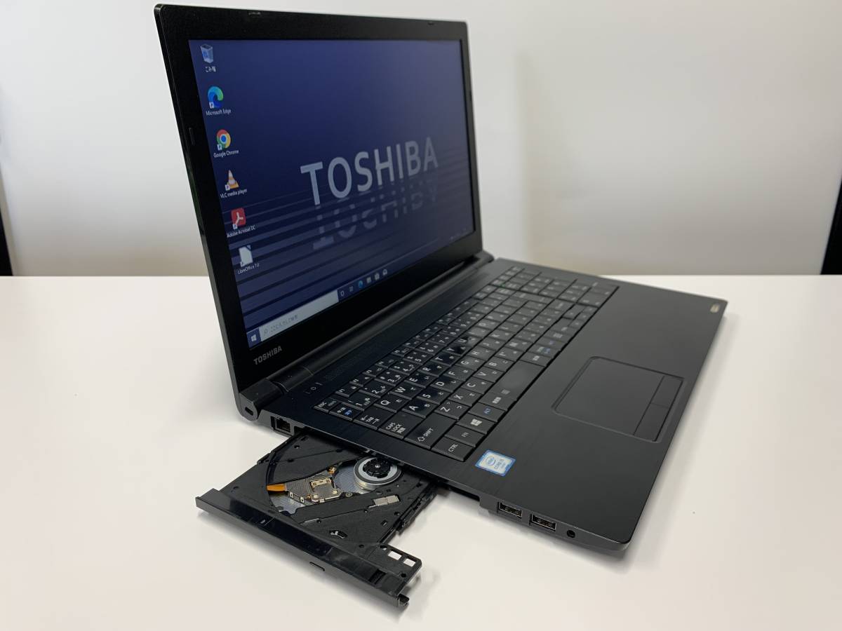 A19453)高速 TOSHIBA dynabook B55/BノートPC搭載Intel Core i5-6200U 2.30GHz/8GB/SSD120GB/DVDRW/無線/bluetooth/Office/Win10 Pro 64Bit_画像6